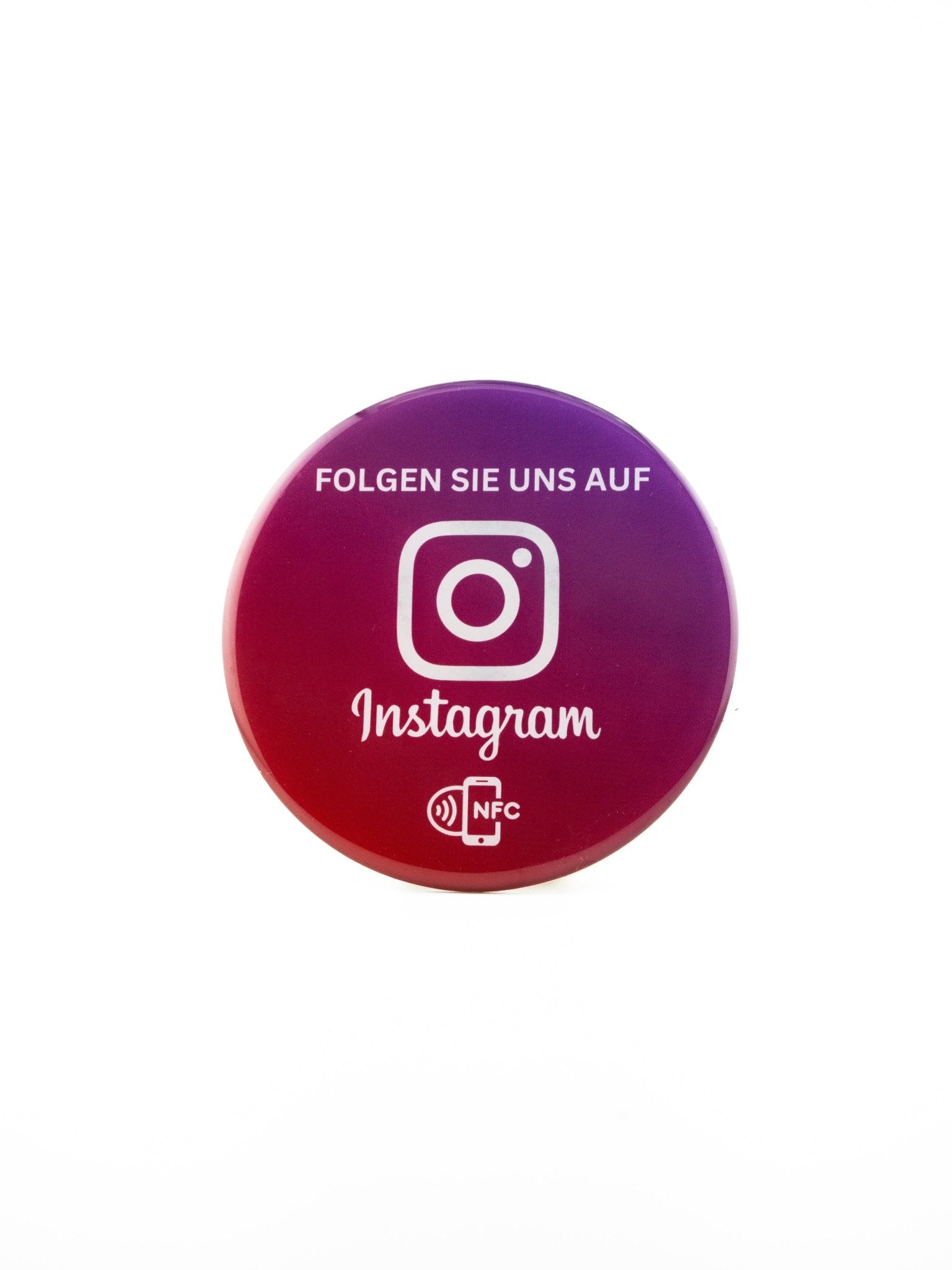 Hochwertiger NFC - Aufkleber für mehr Instagram - Follower - Custom Ratings